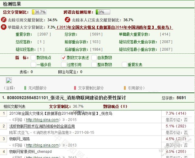 检测说明