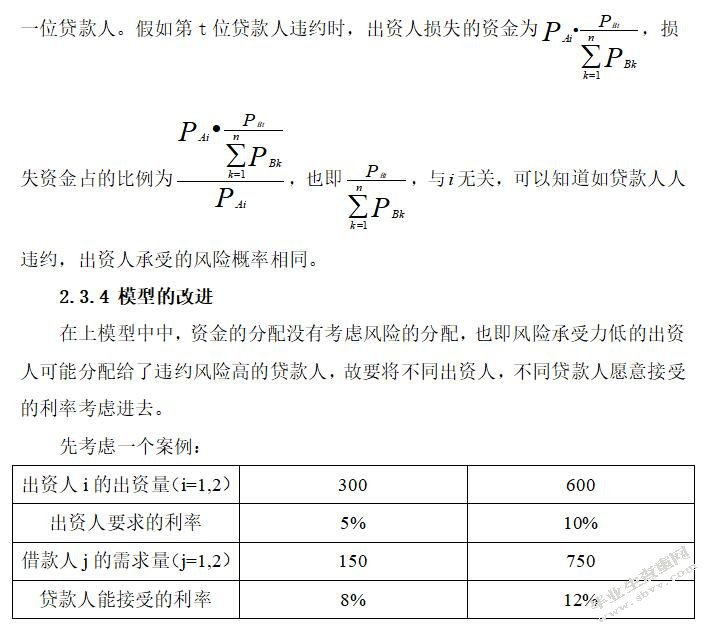 大学生校园网贷P2P模型分析及其风险防范对策