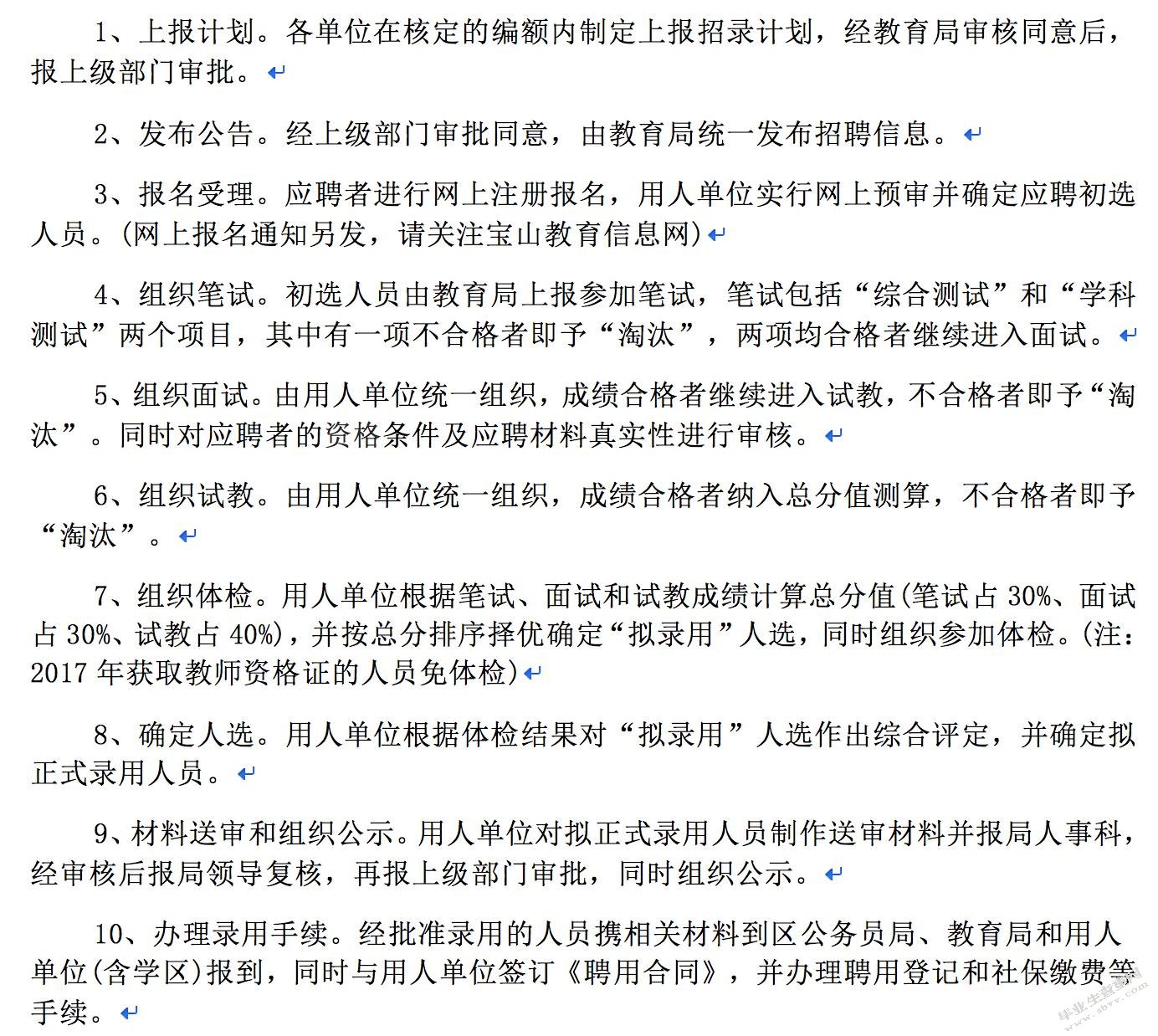 区域教师招聘工作流程改进研究——以上海市C区教育人才交流服务