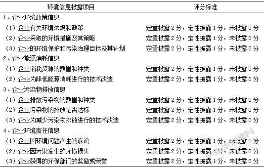 公司内部治理结构对环境信息披露的影响—以沪市A股上市公司为例