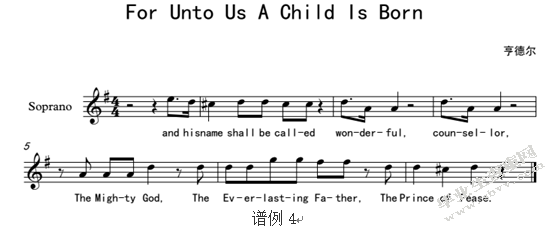 浅析亨德尔合唱作品《For Unto Us A Child Is Born》的演唱技巧