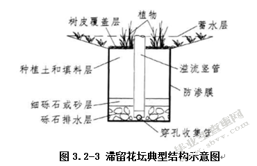 市政雨水生物滞留处理装置