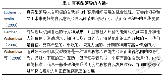 真实型领导对员工工作倦怠的影响研究 ——员工心理资本的中介作