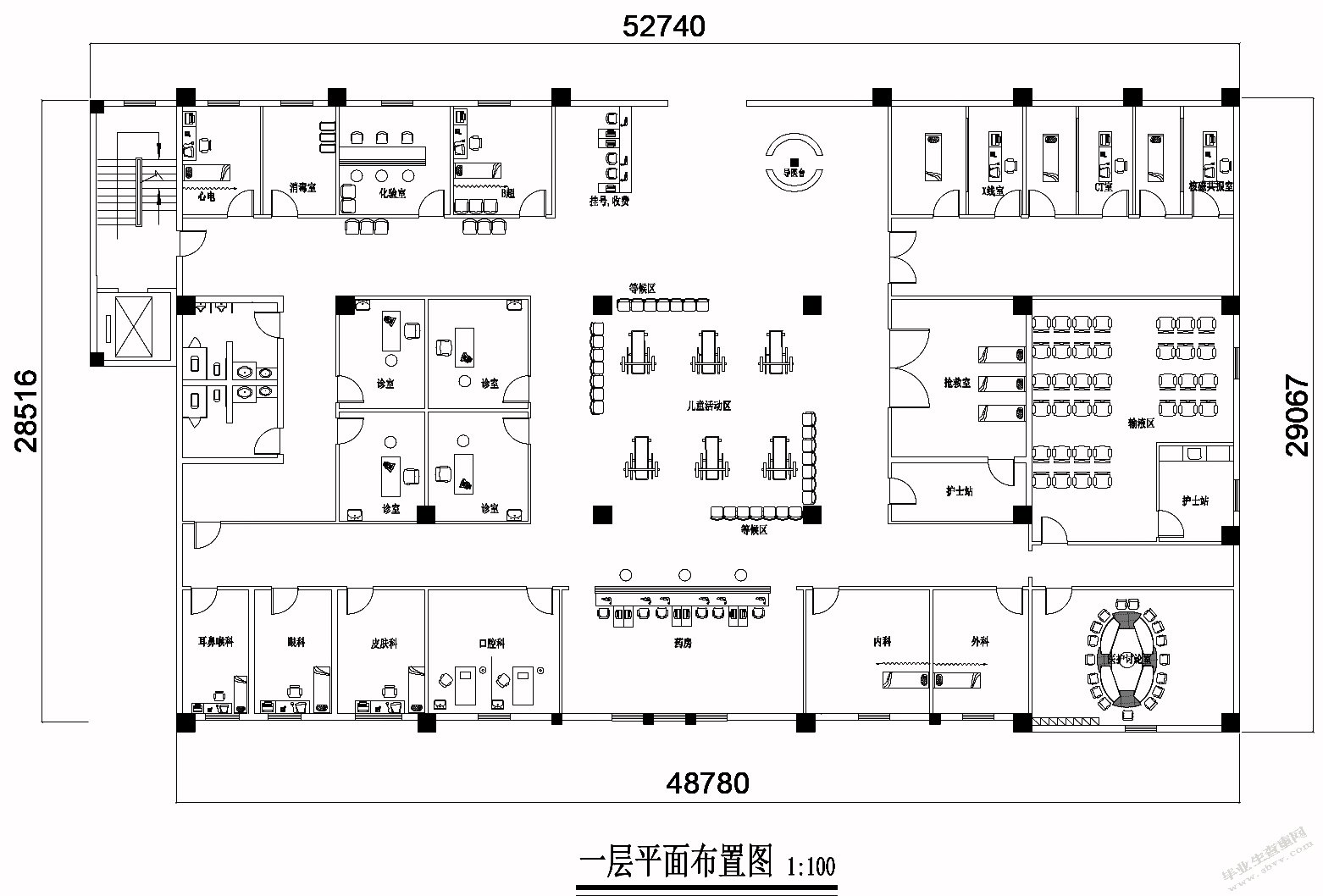 乐淘儿童医院室内设计分析