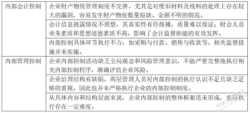 上市公司内部风险管理理论与案例