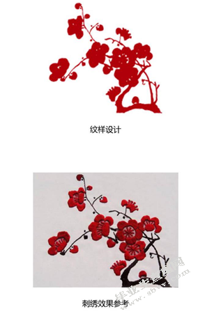 南航乘务员汉绣特色服饰设计