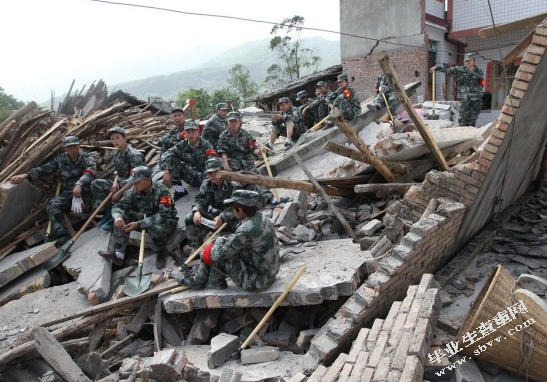中国四川大地震的调查研究