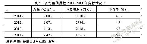 农村小额贷款的风险分析