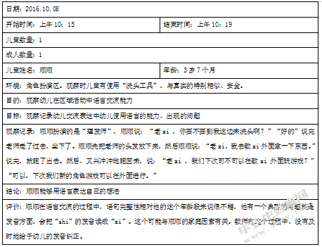 区域活动中幼儿语言交流能力的培养策略研究