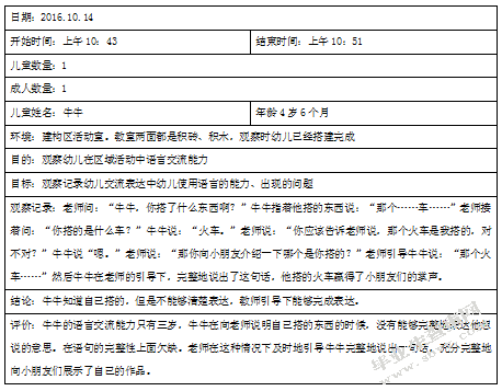 区域活动中幼儿语言交流能力的培养策略研究