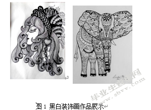 黑白装饰画在高中美术教学中的应用