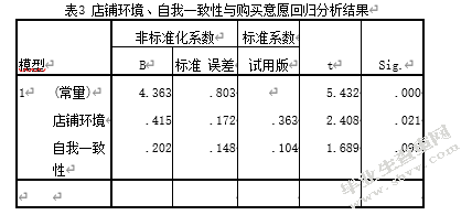 店铺环境、消费者自我一致性对零售企业经营绩效的关系研究