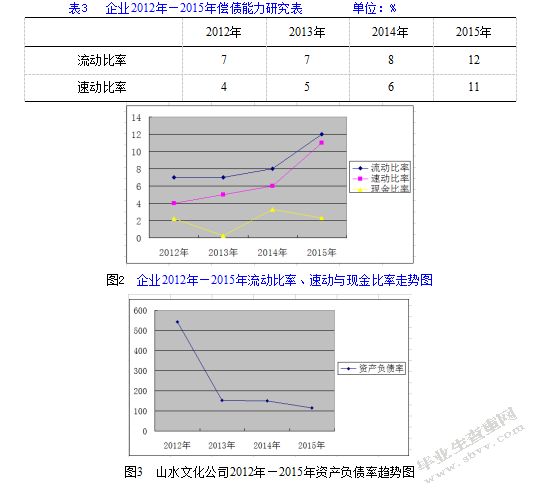 山西水文化公司财务风险分析