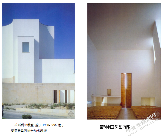 简洁的丰富以莫兰迪风景油画形式表现极简建筑