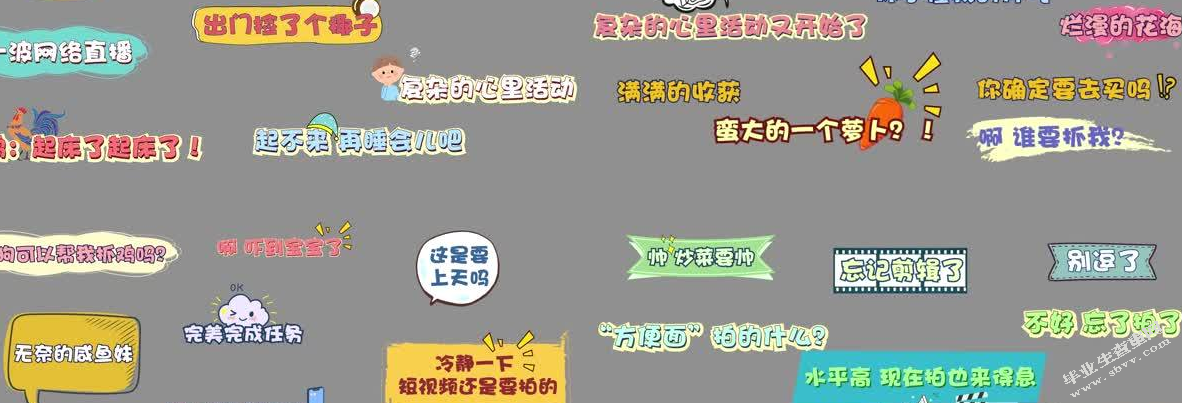 浅谈花字在综艺节目中的作用