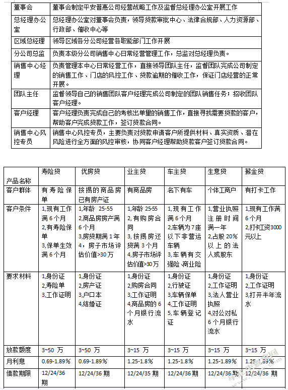 浅析小额贷款公司风险问题与建议以平安普惠小额贷款公司为例
