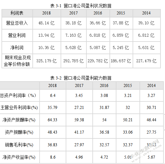 基于战略导向的营口港务股份有限公司财务分析