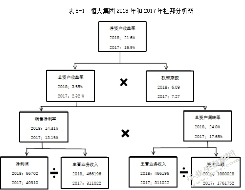 恒大集团2018年财务报表分析