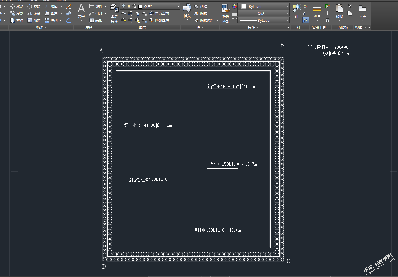 基于BIM技术的深基坑支护结构安全分析及优化设计