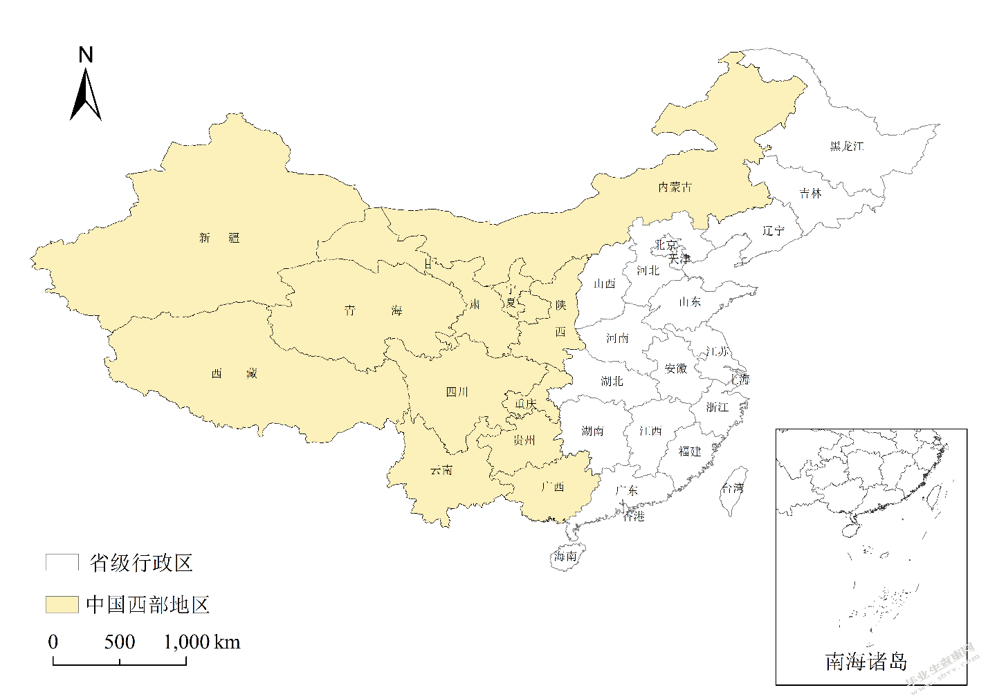  考虑地理因素和局部高程因素对西部地区降水 资料的空间降尺度影