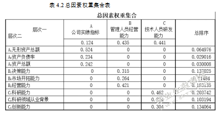 高新技术企业价值评估