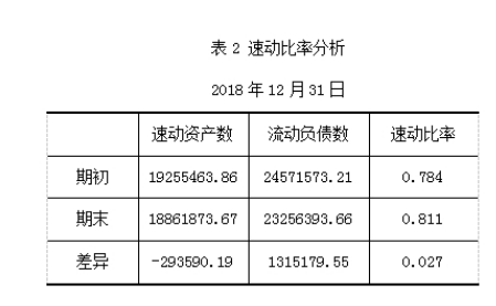 飞达机电配套设备制造有限公司偿债能力分析
