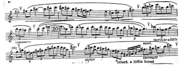 萨克斯演奏时气息对音乐音色的影响--以克莱斯顿《奏鸣曲》Op.19为例