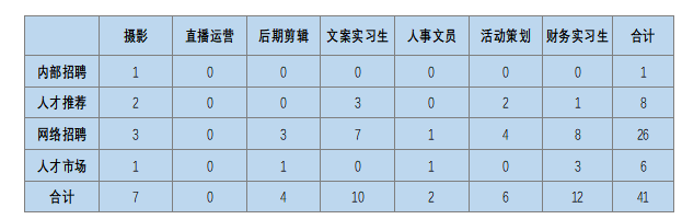 琨行文化传媒公司人员招聘中存在的问题及对策