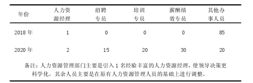 W公司人力资源规划现状分析及对策研究