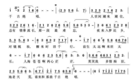浅谈民族声乐作品中的京剧风格—以《千古绝唱》为例