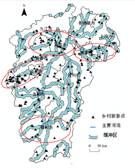 江西省星级乡村旅游地空间分布特征及影响因素分析