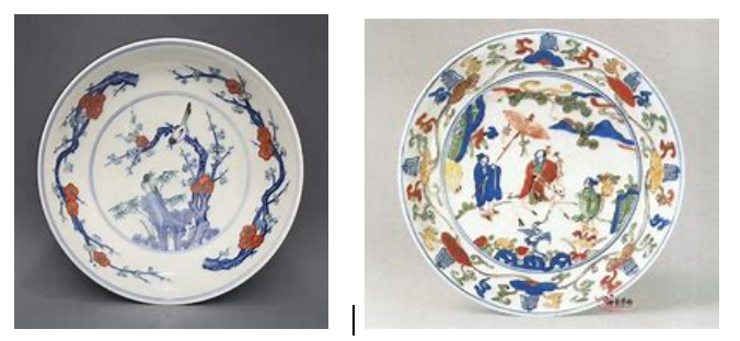 敦煌飞天元素在青花斗彩瓷板画的应用与设计