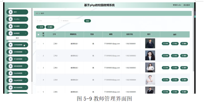 校园微博系统的设计与开发