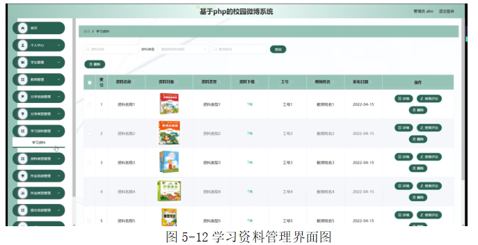 校园微博系统的设计与开发