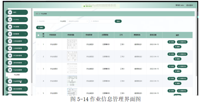 校园微博系统的设计与开发
