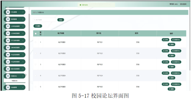 校园微博系统的设计与开发