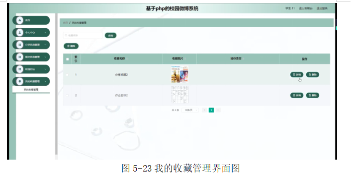 校园微博系统的设计与开发