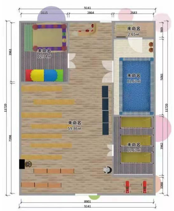 现代简约风母婴店设计