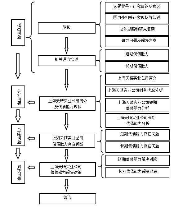 上海天晴实业公司偿债能力分析与建议研究